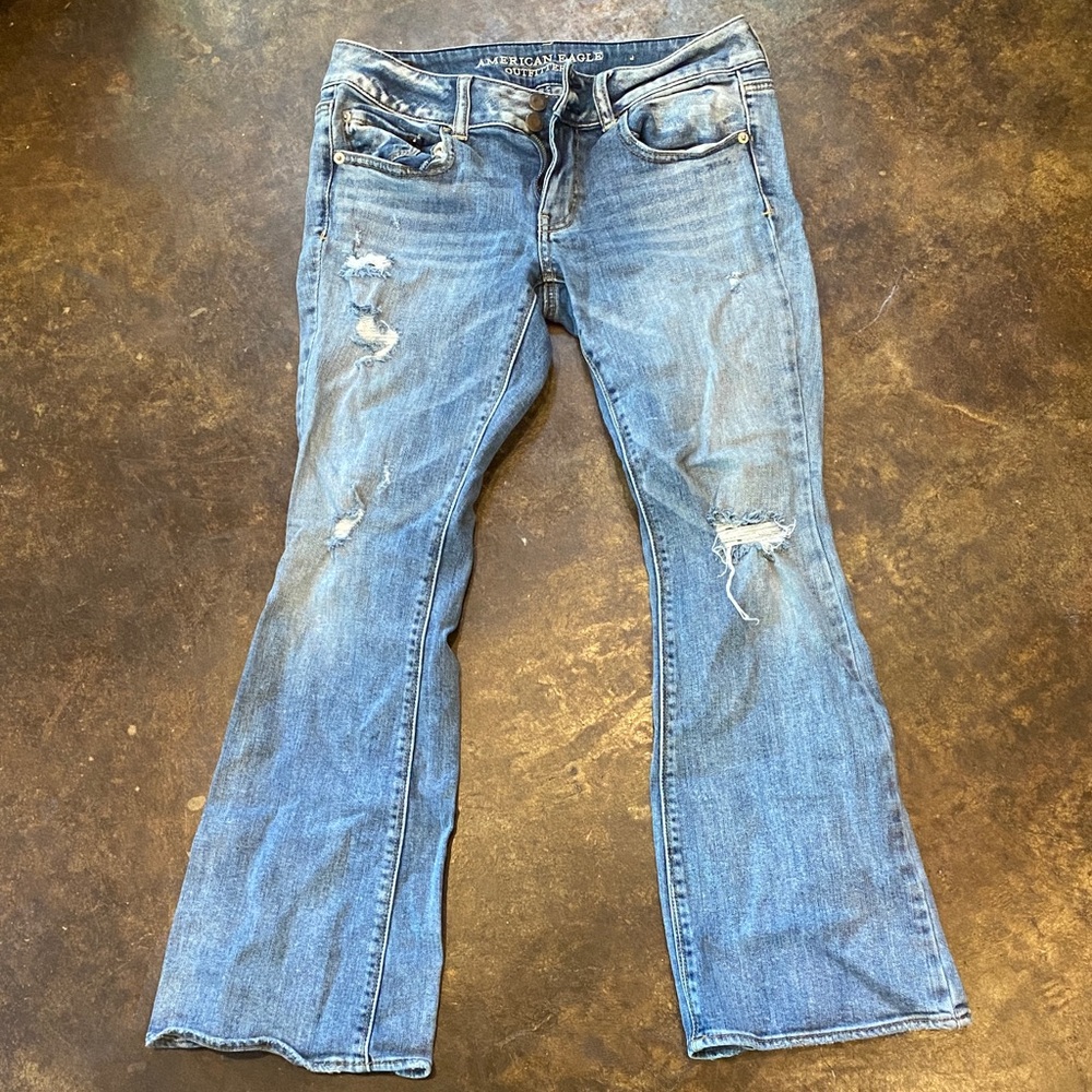 American Eagle Outfitters Blue Boot Cut Jeans